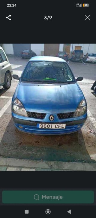 Renault Clio con centralita y embrague nuevos