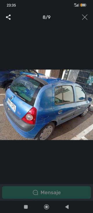 Renault Clio con centralita y embrague nuevos