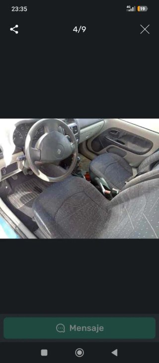 Renault Clio con centralita y embrague nuevos