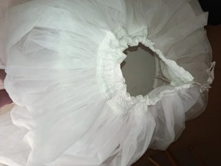 Cancán Fallera Adulta Blanco Tallas varias