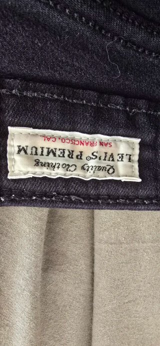 Levi's 711 Skinny Jeans Negros Talla 26