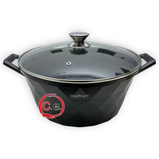 Casseruola in pietra lavica diamantata 2 misure