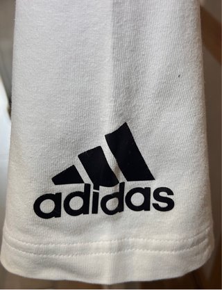 Polo Adidas Bianco Uomo/Donna Taglia S