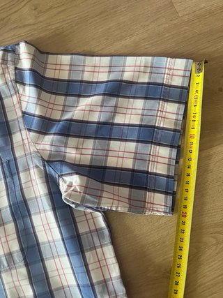 Camisa Dustin cuadros Talla L (4) Azul/Blanco