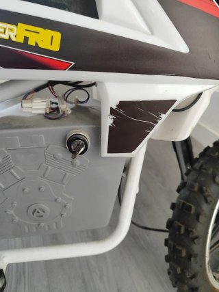 Pitbike Eléctrica Infantil 3 Marchas