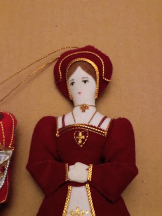 Enrique VIII y Catalina de Aragón di stoffa