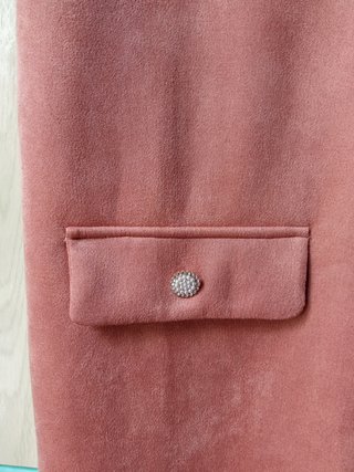 Vestido rosa mujer