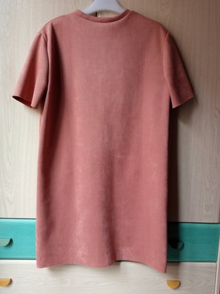 Vestido rosa mujer