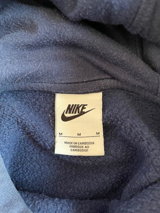 Sudadera Nike con capucha azul marino Talla M