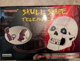 Teléfono Calavera Vintage 90s