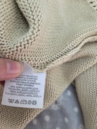 Maglione Beige Boho-Chic con Nappine