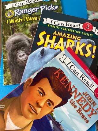 3 libros de la serie “I can read”