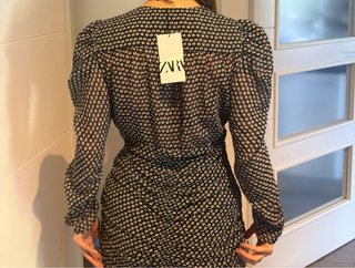 Vestido Zara estampado