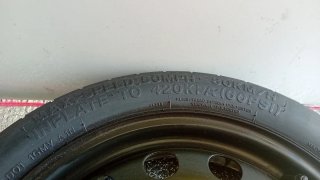 Rueda de repuesto / emergencia 125 /70 R16