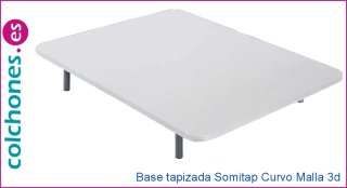 Base Tapizada Somitap Curvo Malla 3D