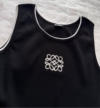 Top Loewe Negro Talla L