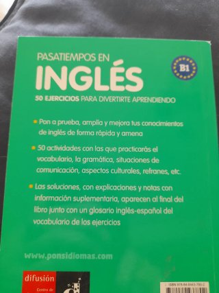 Pasatiempos en Inglés