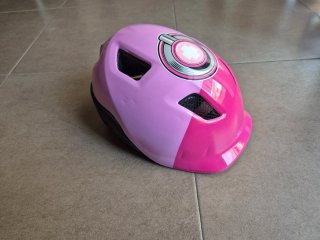 Casco Ciclismo Infantil Rosa 8-11 Años