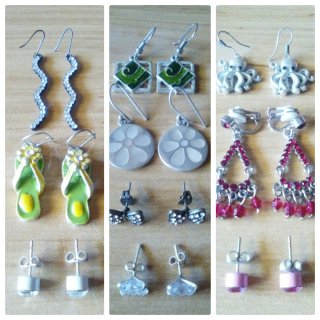 Lote 10 pendientes