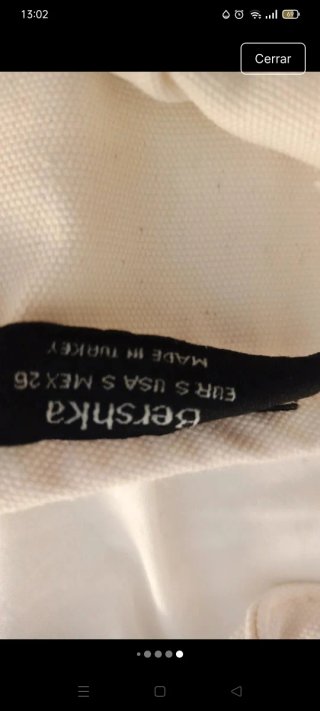 Peto blanco primavera