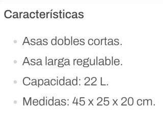 Bolso Deportivo Reebok Classic Azul