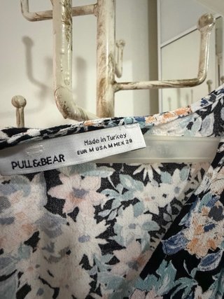 Vestido floral verano talla única