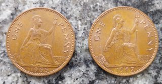 Monedas Antiguas 1917 a 1967 Australia