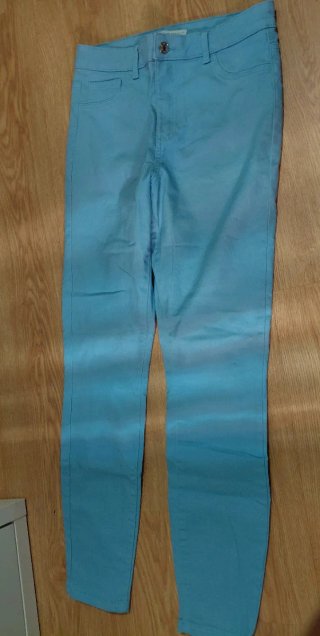 Pantalón Elegante Celeste