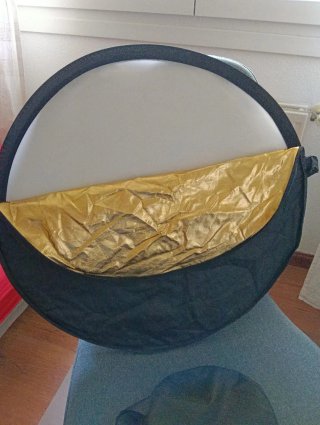 Reflector luz relleno fotografía 60x60