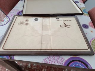 Sábanas algodón bordadas puntilla cama 135cm.