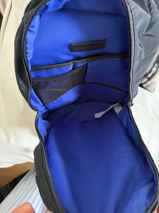 Mochila Zara Hombre Negra y Gris