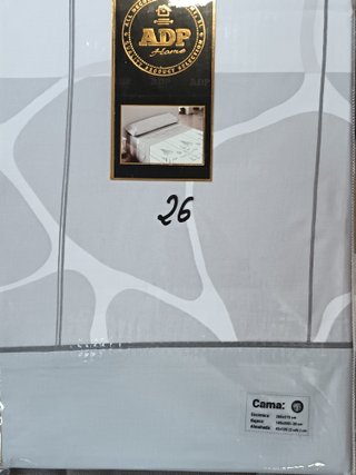 Juego Sábanas 180cm 4 Piezas ADP Home