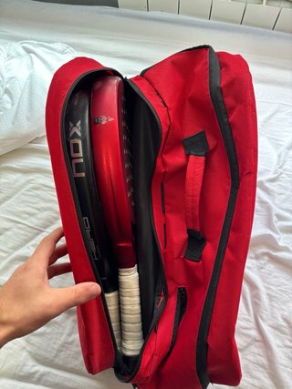 Bolsa pádel 2 palas + ropa 3 bolsillos