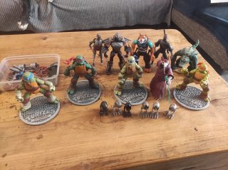 Lote Figuras Tortugas Ninja