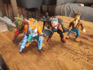 Lote Figuras Tortugas Ninja