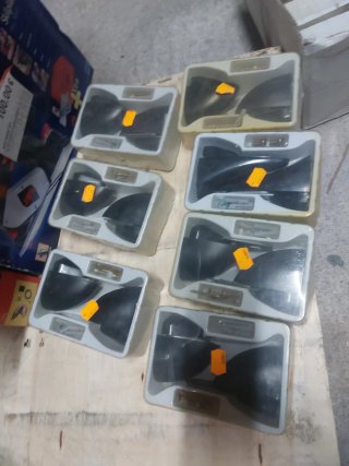 Lote 7 Soportes Lejas Negro