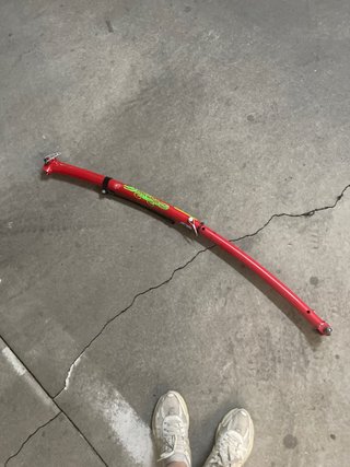 Barra sujeción bici infantil Trialgator roja