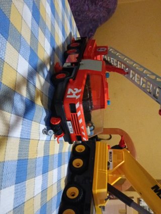 Camión Bomberos antiguo .Playmobil Grúa Maxx7