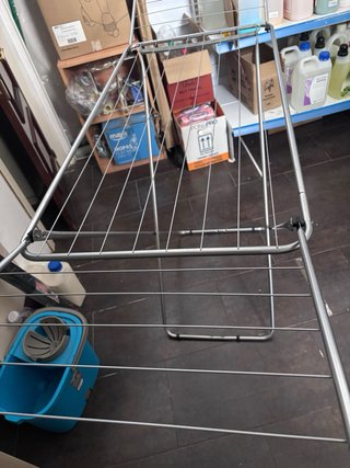 Tendedero de aluminio plegable