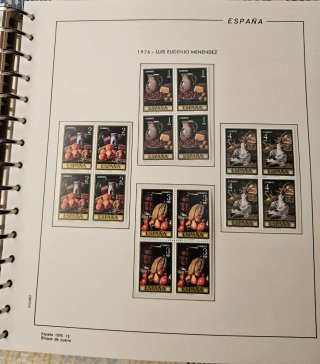 Sellos España 1975-1978 Bloque de Cuatro