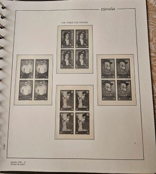 Sellos España 1975-1978 Bloque de Cuatro