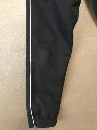 Pantalone La Coste Nero con Coccodrillo Verde