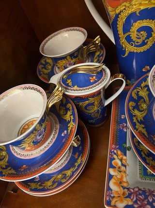 Juego de café Versace Rosenthal Le Jardin