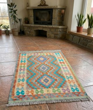 Alfombra nueva anudada a mano