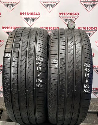 255 45 19 V PIRELLI RUEDA AL 90% VIDA UTIL