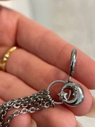 Pendientes plata Miss Sixty Luna y Estrella