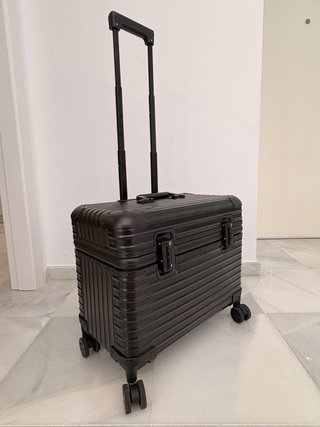 Maleta de aluminio negra