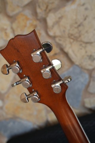 Guitarra zurda Les Paul hecha a mano Caoba