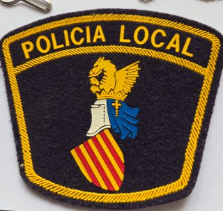 Lote Gorra e Insignias Policía Local Antiguo