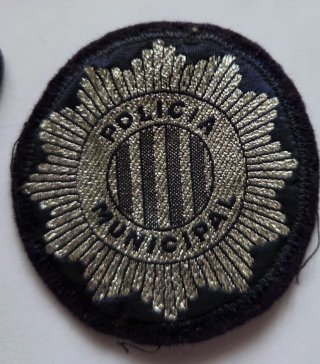 Lote Gorra e Insignias Policía Local Antiguo